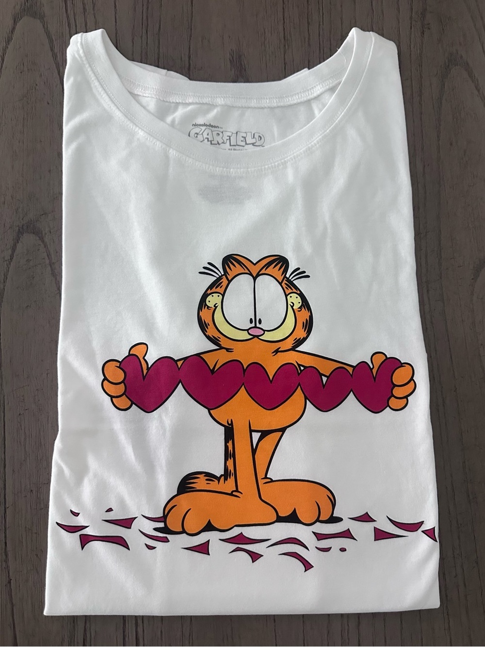 Torrid Garfield Hearts ❤️ Short Sleeve Classic Fit Tee Size 3X NWT